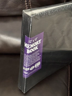 NEW Sealed Pioneer 12" x 12" Black Memory Album, 100 Top Loading Pages - Image 1 of 4