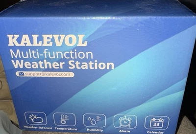 KALEVOL Multifunktions-Wetterstation mit Funkfernsensor NEU VERSIEGELT - Bild 1 von 3