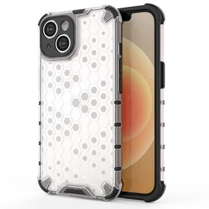Coque Transparente Antichoc iPhone 14 Nid d'Abeille - Hurtel - Zdjęcie 1 z 12