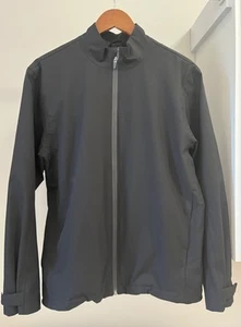 Walter Hagen 11 Majors Golf Men's Small Full Zip Windbreaker/Rain Jacket Black - Picture 1 of 10