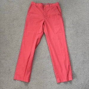 Pantalones Brooks Brothers Para Hombre 32 X 31 Clark Rojo Frente Plano (Leer) - Imagen 1 de 6