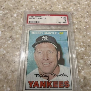 1967 Topps MICKEY MANTLE, New York Yankees #150 PSA 5 EX - Picture 1 of 2
