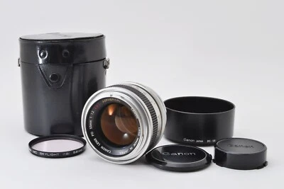 Lente asférica S.S.C MF #1023 rara [EXCELENTE COMO NUEVA con plata] Canon FD 55 mm f/1,2 Foto 1 de 4