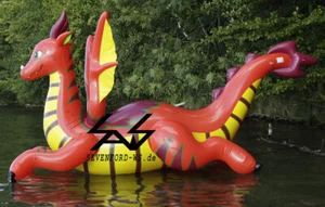 inflatable Furry Dragon Ride On *full reinforced aufblasbarer Drache *verstärkt - Bild 1 von 4