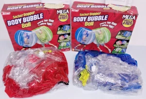 NUOVO 2 Socker Boppers Body Bumper Bubble Ball Tuta Gonfiabile 4+ Piedi di Big Time - Foto 1 di 10