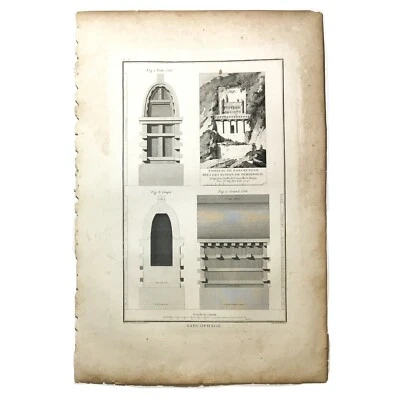 Rare Book Plate, Architecture, Tomb of Naxi-Rustan Near The Ruins of Persepolis - Image 1 of 4
