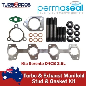Permaseal Turbo&Exhaust Manifold Stud&Gasket For Kia Sorento D4CB 2.5L - Bild 1 von 9