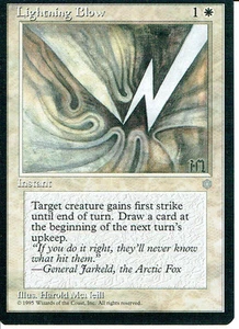 MAGIC THE GATHERING ICE AGE WHITE LIGHTNING BLOW lp - Picture 1 of 1