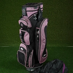 DATREK IDS CART BAG 14 WAY DIVIDERS, WOMEN'S / LADIES, BLACK / PINK ~ L@@K!! - Picture 1 of 13