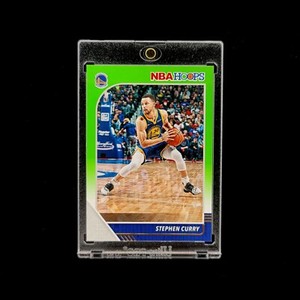 Stephen Curry 2019-20 NBA Hoops Basketball NEON Green Golden State Warriors #59