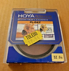 Filtro de lente de cámara Hoya FL-DAY de 52 mm nuevo y en caja - Imagen 1 de 1