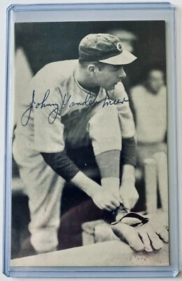 Johnny Vander Meer (Back-to-back No-hitters) — Autographed '73 TCMA Postcard JSA - Image 1 of 3