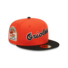 Baltimore Orioles New Era 30th Anniv Cooperstown Retro Script 59FIFTY Fitted Hat
