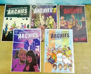 Lot of 5 The Archies Issues #1-4 Plus One Shot Chvrches The Monkees VF+ 8.5 2017 - Bild 1 von 6