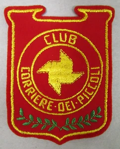 Patch ricamo "CLUB CORRIERE DEI PICCOLI" - Collezione - Rarità - Anni '70 - Foto 1 di 1