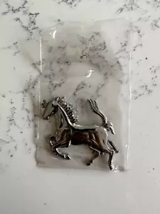 SCUDERIA FERRARI CHROME PRANCING HORSE EMBLEM BOOT BADGE - Picture 1 of 4