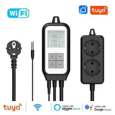 WIFI Thermostat Heizung Kühlung Smart Steckdose Temperaturregler App-Steuerung - Bild 1 von 4