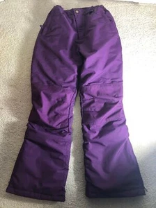 Lands end size 14 Snow Pants purple - Picture 1 of 10