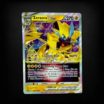 Pokemon TCG SWSH: Sword & Shield Promo Cards Zeraora VSTAR #SWSH265 Promo NM - Image 1 of 2