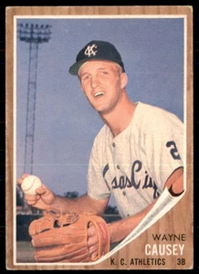 1962 Topps #496 Wayne Causey - Picture 1 of 2