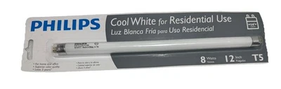 PHILIPS Cool White Linear Fluorescent Tube F8T5- 8 Watts - 12in - 5/8” - NEW - Image 1 of 4