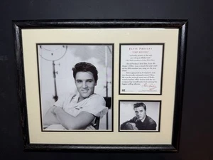 Elvis Presley Picture -THE MOVIES Wood Frame - 11" X 14" Glass - Picture 1 of 5