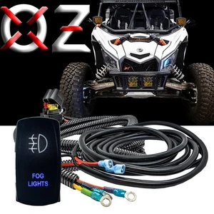 FOG LIGHTS On/Off Rocker Switch Wire Harness Kit  for Can-Am X3 Defender - Bild 1 von 6