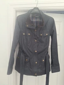 Jane Norman blue Wax Style Tunic Jacket Size 10 Good Condition - Picture 1 of 6