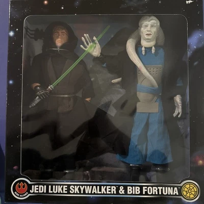 Star Wars FAO Schwartz Jedi Luke Skywalker e BIB FORTUNA 12" 1997 (Não Aberto) - Imagem 1 de 2