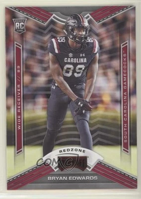 2020 Panini Chronicles Draft Picks Playoff Red Zone Bryan Edwards #11 Rookie RC - Image 1 of 2