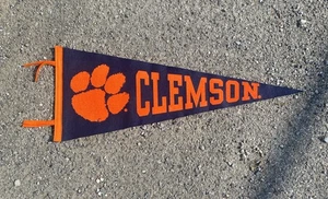 Vintage Clemson Tigers Felt Pennant HTF Rare - Picture 1 of 6