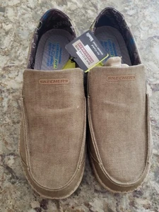 Skechers Streetwear Melson Ralo Tan Mens Slip On Shoes Size 11.5 New In Box - Bild 1 von 9