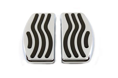 Juego de estribo de conductor con diseño Wave para Harley Davidson Foto 1 de 2