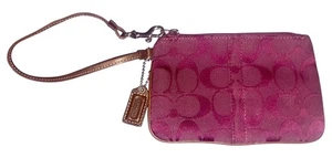Cartera de muñeca Coach púrpura 6,5"×4" - Imagen 1 de 6