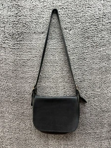 Borsa messenger Coach Patricia Legacy vintage in pelle nera F13-9951 - Foto 1 di 12