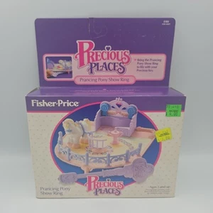Anillo de exhibición Fisher Price Precious Places Prancing Pony 1988 vintage - Imagen 1 de 8