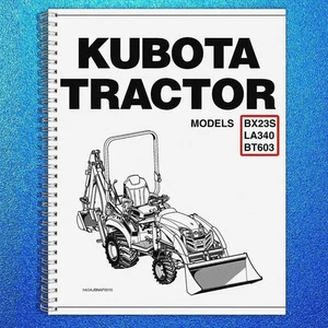 Kubota Traktor BX23S LA340 BT603 Betriebsanleitung Betriebsanleitung - Bild 1 von 5