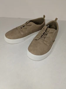 NWOT Carter's Boys Tan Slip On Shoe Sneakers Size 4 Faux Suede - Picture 1 of 7