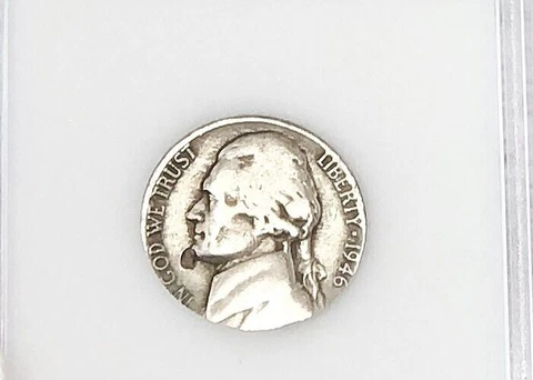 1946-D Jefferson Nickel~ LAMINATION ERROR Cover