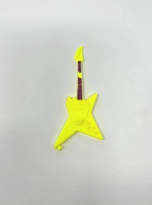 1986 Barbie and The Rockers Original Yellow Guitar - No Strap - Picture 1 of 5