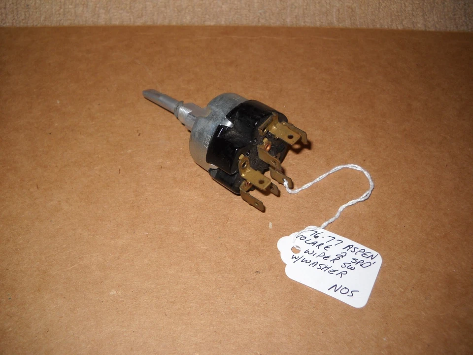 Nuevo de Lote Antiguo Mopar 1976-1977 Dodge Aspen Plymouth Volare Interruptor de Limpiaparabrisas/Lavadora 2 Velocidades Foto 1 de 1