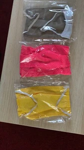face mask 3pcs Three Colours - Picture 1 of 2
