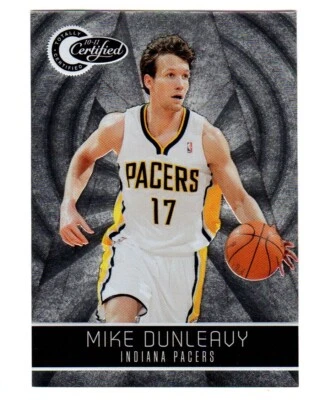 2010-11 Totally Certified #98 Mike Dunleavy SERIAL 1162/1849 INDIANA PACERS DUKE - Image 1 of 2
