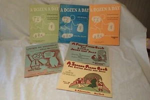 Vintage A Dozen a Day, Technical Exercises & Little Jacks and Jills Piano Books - Picture 1 of 12