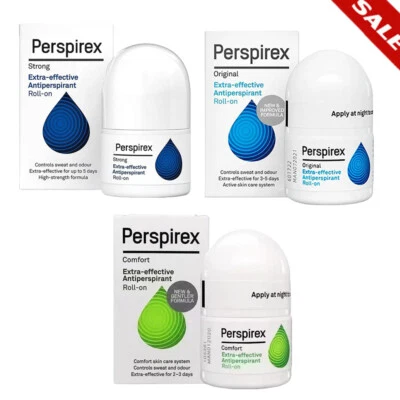 MARKENLOS Perspirex Antiperspirant Roll-On Strong Comfort Original Control Sweat &Odour N
