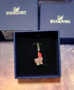 Swarovski Baby Carriage Girl Charm Crystal Jewelry - 1109765 NIB - Picture 1 of 5