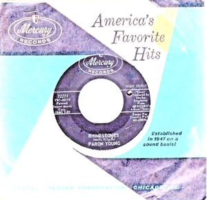 FARON YOUNG: RHINESTONES / OLD COURTHOUSE .. 45 RPM -2774 - Picture 1 of 3