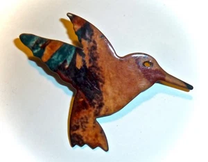 ARTISAN - LASER-CUT *HUMMINGBIRD* PIN 2 1/2" - Picture 1 of 2