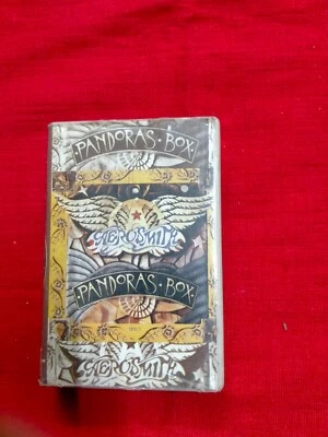 Aerosmith Pandoras Box 1992 Clamshell RARE orig CASSETTE TAPE INDIA indian - Image 1 of 4
