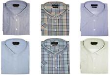 Briggs & Mansfield Men's Plus Size Short Sleeve Shirt in Size 2XL-5XL